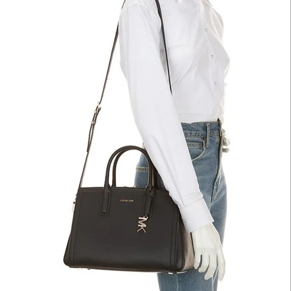 Michael Kors Laila medium satchel Black Leather